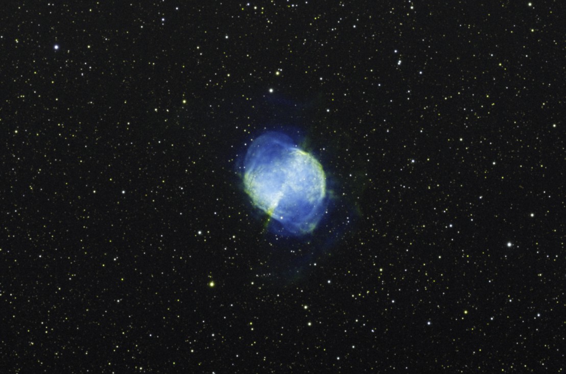 M27_SII-Ha-OIII-(Hubble_Palette)_Test